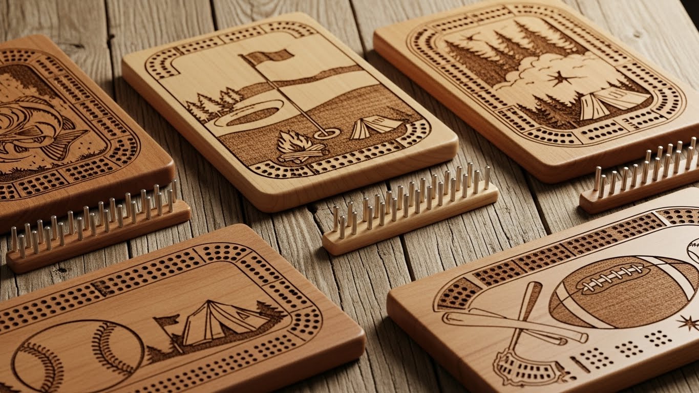 Father's Day Done Right: Sports And Outdoor Cribbage Board Gift Guide